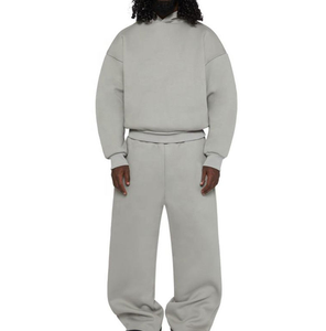 Custom Summer Solid Color Tracksuit <b>Set</b> for Unisex Wholesale <b>Men's</b> Casual Sweatpants <b>Shorts</b> <b>and</b> <b>Hoodie</b> for Winter - Product Image 5