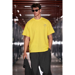 GRIMELANGE MANOIR เสื้อยืดผ้าฝ้ายออร์แกนิกพิมพ์ลายสำหรับผู้ชายสวมใส่สบาย - Product Image 2