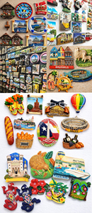 Vente en gros de souvenirs de réfrigérateur Art Déco 3D en résine peinte à la main, ODM, en polyrésine de qualité supérieure, forme personnalisée, touristiques, pour le <span class=keywords><strong>Canada</strong></span>, le Québec et Montréal - Product Image 5