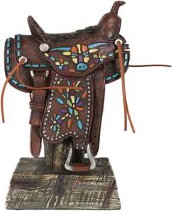 Silla de Montar de Cuero Genuino Estilo Vaquero con Juego de Silla de Montar Occidental Colorida, Estilo Clásico de Rancho, 100% Calidad Premium, Gran Venta - Product Image 2