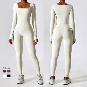 Mono Deportivo de Yoga sin Mangas de Diseño Personalizado, Traje de Gimnasia y Danza, Ropa Deportiva Premium Transpirable de Spandex/Nailon - Product Image 2