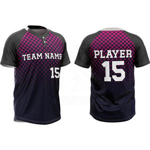 Nuevo Diseño de Camiseta de Béisbol con Logotipo Personalizado 2025, Camiseta de Béisbol Hecha a Medida Más Vendida de Pakistán - Product Image 5