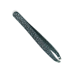 Pinzas para Cejas Inclinadas con Recubrimiento en Polvo para Depilar, Pinzas de Acero Inoxidable para Eliminar el Vello - Product Image 4