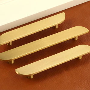 Gold <b>Long</b> Handle for Cabinets Drawers and Doors Elegant Metallic Design for Home Decor Interior Styling and Furniture Hardware - Product Image 1