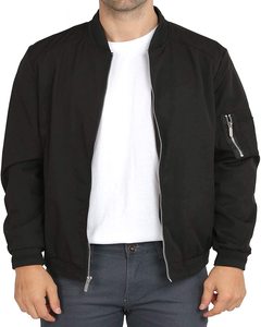 Men's Custom Made Bomber Varsity <b>Jacket</b> Casual Style <b>Plus</b> <b>Size</b> <b>Waterproof</b> Nylon Polyester Embroidered Zipper Closure Winter Thin - Product Image 5
