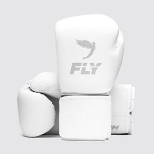 Gants de combat de boxe à la mouche personnalisés Gants d'entraînement de boxe en cuir véritable de qualité supérieure Gants de combat avec logo personnalisé - Product Image 1