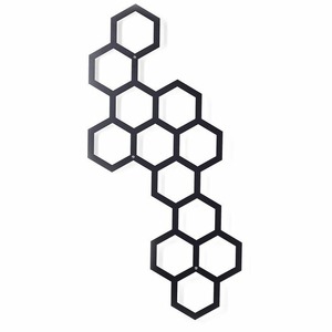 Tenture murale intérieure en métal de style moderne avec fleur, meilleur cadre mural décoratif pour la maison pour la chambre à coucher et le salon - Product Image 1