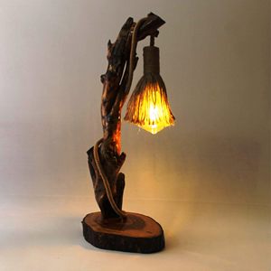 Lámpara de techo de madera de abedul Lámpara colgante de madera de mango Vintage para el hogar - Product Image 5