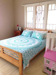 Exclusive Queen Size Indian Mandala Tapestry Bedding <b>Set</b> Cotton Fabric Pillow Covers <b>Bed</b> Sheet Featuring Intricate Indian Design - Product Image 4