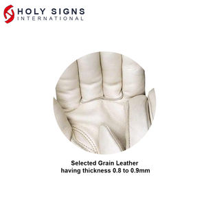 Gants de conduite bon marché pour hommes Gants de conduite thermiques en peau de chèvre blanche Gants ignifuges imperméables pour le jardinage et la construction - Product Image 2