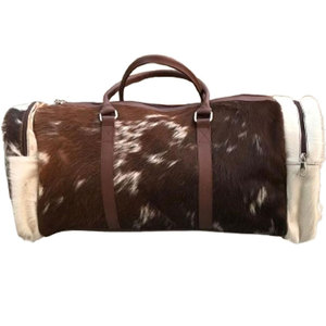 Bolsa de Viaje de Cuero Vacuno Personalizada Hecha a Mano para Viajes al Aire Libre, Venta al por Mayor de Fábrica, Bolsa de Viaje de Cuero Vacuno Hecha a Mano - Product Image 1