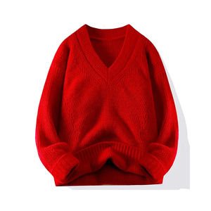 Nouveaux vêtements décontractés hommes col roulé respirant pull tricoté à manches longues laine sweat col haut pour hommes - Product Image 4