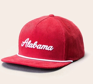 Casquette de baseball personnalisée en velours côtelé bordeaux avec corde casquette de papa sport d'usine broderie Snapback du Vietnam Logo personnalisé - Product Image 2