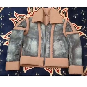 Veste en cuir vintage de pilote de l'armée de l'air pour homme de haute qualité personnalisée, en cuir d'agneau véritable, imperméable et coupe-vent - Product Image 4