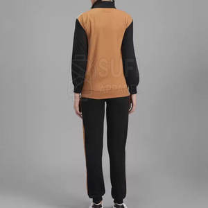 Conjunto Deportivo de Dos Piezas con Capucha para Mujer, Estilo Urbano, Estampado, Moderno, Informal, para Comodidad Diaria - Product Image 4