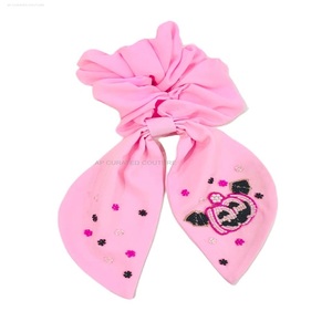 Customized Indian Hand Embroidery Seed Beaded <b>Scrunchies</b> Latest Arrival Hair Accessory with Hand Beaded Design - Product Image 6