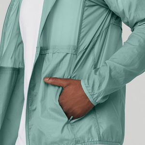 เสื้อแจ็คเก็ตกันลมสำหรับผู้ชายเสื้อกันลมกันน้ำน้ำหนักเบา2025ออกแบบได้ตามต้องการ - Product Image 6