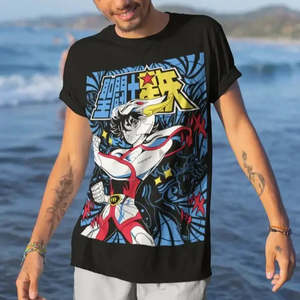 Casual Streetwear Camiseta Santa Seiya Pegase Stylish Jersey Silk <b>Screen</b> Printing Compressed Cotton/<b>Bamboo</b> Fiber Unique Pattern - Product Image 2