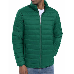Nueva llegada de las chaquetas de los hombres de encargo del producto de invierno al por mayor de talla grande transpirable chaqueta acolchada para los hombres - Product Image 3