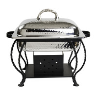 Service de traiteur pour mariages et fêtes Réchaud de service alimentaire en acier inoxydable pour la décoration d'événements de mariage à domicile
