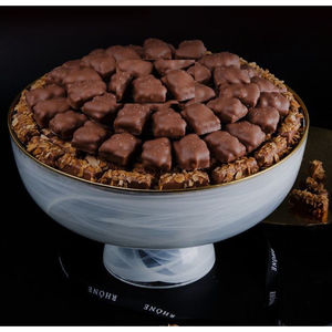 Qualité supérieure Argenterie Métal Chocolat Bol Standard Dessert Affichage Bonbons Serveur Plat Vaisselle Chocolat Bol De Service - Product Image 2