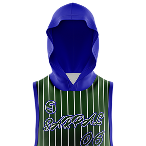 Unisex Heavyweight 100% Cotton <b>Sleeveless</b> <b>Hoodie</b> High Quality Streetwear For <b>Men</b> Customizable With Logo Embroidered For Winter - Product Image 2