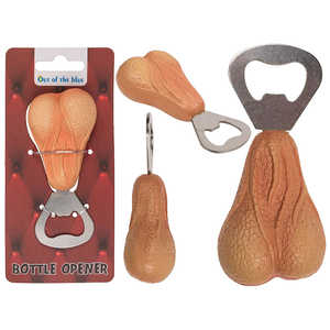 Ouvre-bouteille promotionnel en forme de testicule pour fêtes - Product Image 3
