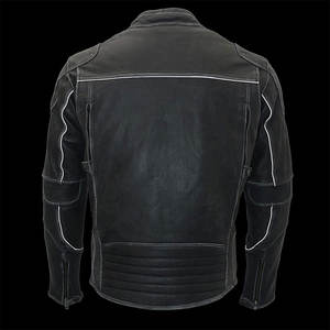 Chaquetas de Motociclista y Biker de Moda Masculina, Personalizadas, de Alta Calidad, de Satén, para Invierno, Tallas Grandes, Transpirables, Tejidas a Crochet, al por Mayor - Product Image 2