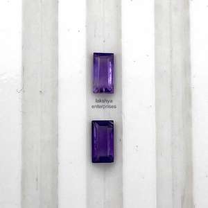 3x5mm <b>Amethyst</b> Baguette Cut Faceted Loose Gemstones for Jewelry Making Natural <b>Amethyst</b> Stone Calibrated Wholesale Supply Bulk - Product Image 6