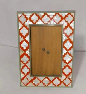 Cadre photo moderne en métal marbré pour mur, style européen, artisanat fait à la main, taille personnalisée pour la décoration de la vaisselle à la maison, cadres photo - Product Image 3