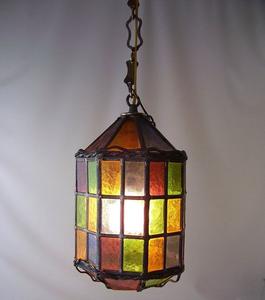 Luxurious decorative metal iron lantern with shiny gold-tone accents and elaborate <b>ornamental</b> details for stylish homes - Product Image 4