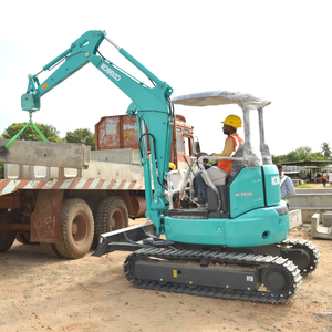 Vente à chaud Kobelco Sk60 Mini pelle sur chenilles d'occasion 6 tonnes avec moteur Isuzu Hino Pompe à moteur Boîte de vitesses Prix d'usine Meilleure qualité - Product Image 5