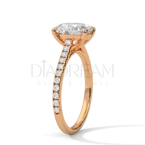 Joyería de boda de lujo al por mayor, anillo de compromiso de diamante Moissanite VVS de corte de pera de Plata de Ley 925 personalizado para mujer - Product Image 6
