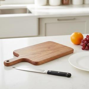 Planche à découper haute avec trou de suspension, surface épaisse et lisse, idéale pour couper le pain, servir et décorer élégamment la cuisine - Product Image 3