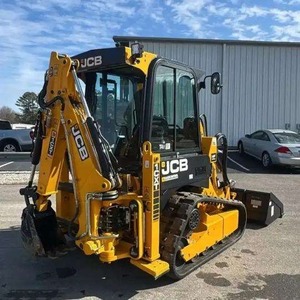 Used JCB 1CX Backhoe Loader Compact Track Loader with Front Bucket for Construction and Farm Work - Product Image 4