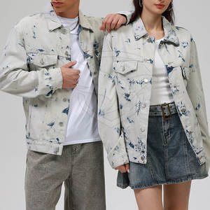 Ropa de invierno unisex, chaqueta vaquera informal, chaqueta vaquera unisex de color personalizado, chaqueta vaquera de moda - Product Image 2