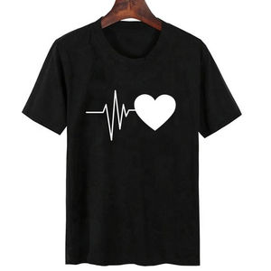 T-shirts pour hommes en coton, t-shirt d'été, impression sérigraphique, t-shirt ample surdimensionné, couleur unie - Product Image 6