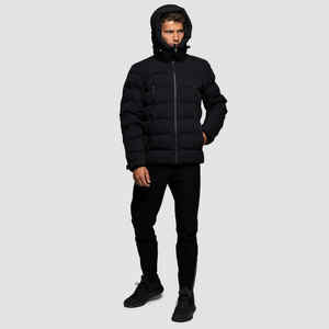 Vente chaude imperméable hommes doudounes col hiver duvet de canard manteau logo personnalisé 100% vestes de haute qualité pour hommes - Product Image 3