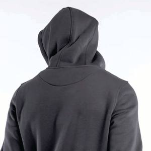 Sweat à capuche de fitness personnalisé pour hommes, coupe ajustée, design uni, technique brodée, impression bouffante, caractéristique anti-rétrécissement, musculation, entraînement de gymnastique - Product Image 6