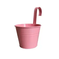 Grand pot de fleurs décoratif suspendu en fer chromé, durable, écologique, doré, taille personnalisable, utilisation en extérieur/intérieur