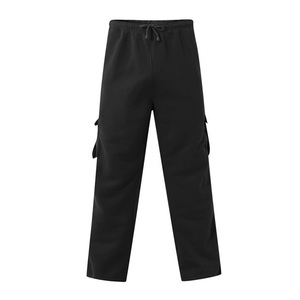 Pantalones de chándal informales estilo Hip Hop con cintura elástica para hombre, pantalones Cargo sueltos con decoración de rayas laterales, pantalones de pierna ancha para exteriores - Product Image 3
