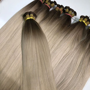 ผมต่อแบบสองชั้นสีเข้ม30นิ้วผมคนเวียดนาม100กรัม - Product Image 1