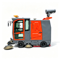 Großkapazitäts-Elektro-4-Rad-Straßenkehrmaschine mit Motor & Pumpe, batteriebetrieben für Logistikparks