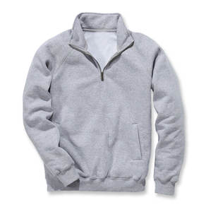 Customizable <b>Half</b> <b>Zip</b> Long Sleeve <b>Sweatshirt</b> <b>Men</b> Cotton Blended Outdoor Training Sports Apparel Wholesale <b>Sweatshirt</b> <b>men</b> - Product Image 1