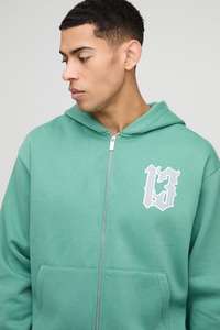 Custom Hoodie Pantalones de chándal Jogger Set Cargo Pant Chándal Oversized Boxy 13 Print Zip Transpirable Through Chándal - Product Image 3