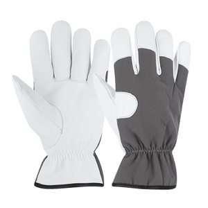 High Quality Full <b>Finger</b> Leather Assembly Working <b>Gloves</b> with Custom Logo Safety <b>Gloves</b> with Custom Design - Product Image 3