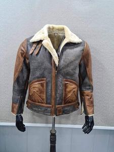 Modern Men's Leather <b>Jackets</b> with Stand Collar and Canvas Fabric Waterproof & Breathable Winter <b>Jackets</b> Custom Logo - Product Image 2