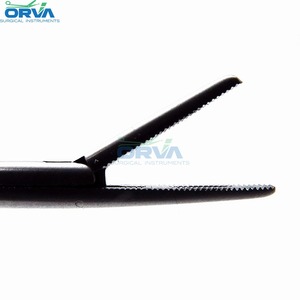เครื่องมือผ่าตัด ORVIA คุณภาพสูง ได้รับการรับรองมาตรฐาน CE ผลิตจากเหล็กกล้าไร้สนิมเยอรมัน คีมจับแบบปากจระเข้ ปากหยัก สีต่างๆ - Product Image 3