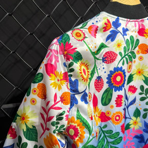 Chaqueta Bomber de Último Estilo con Parches Bordados, Color Atractivo, Chaqueta de Nailon y Poliéster, Multicolor, Diferentes Estilos - Product Image 6
