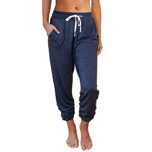 Pantalones de chándal de gran tamaño para mujer, pantalones deportivos de color sólido para mujer, pantalones de chándal para mujer, pantalones de pierna ancha - Product Image 2